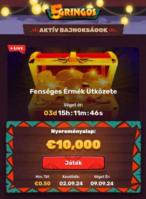 Tombola 10.000 euró